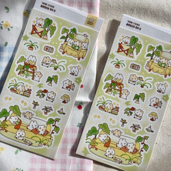 Hwang Daram Gardener House Sticker Sheet