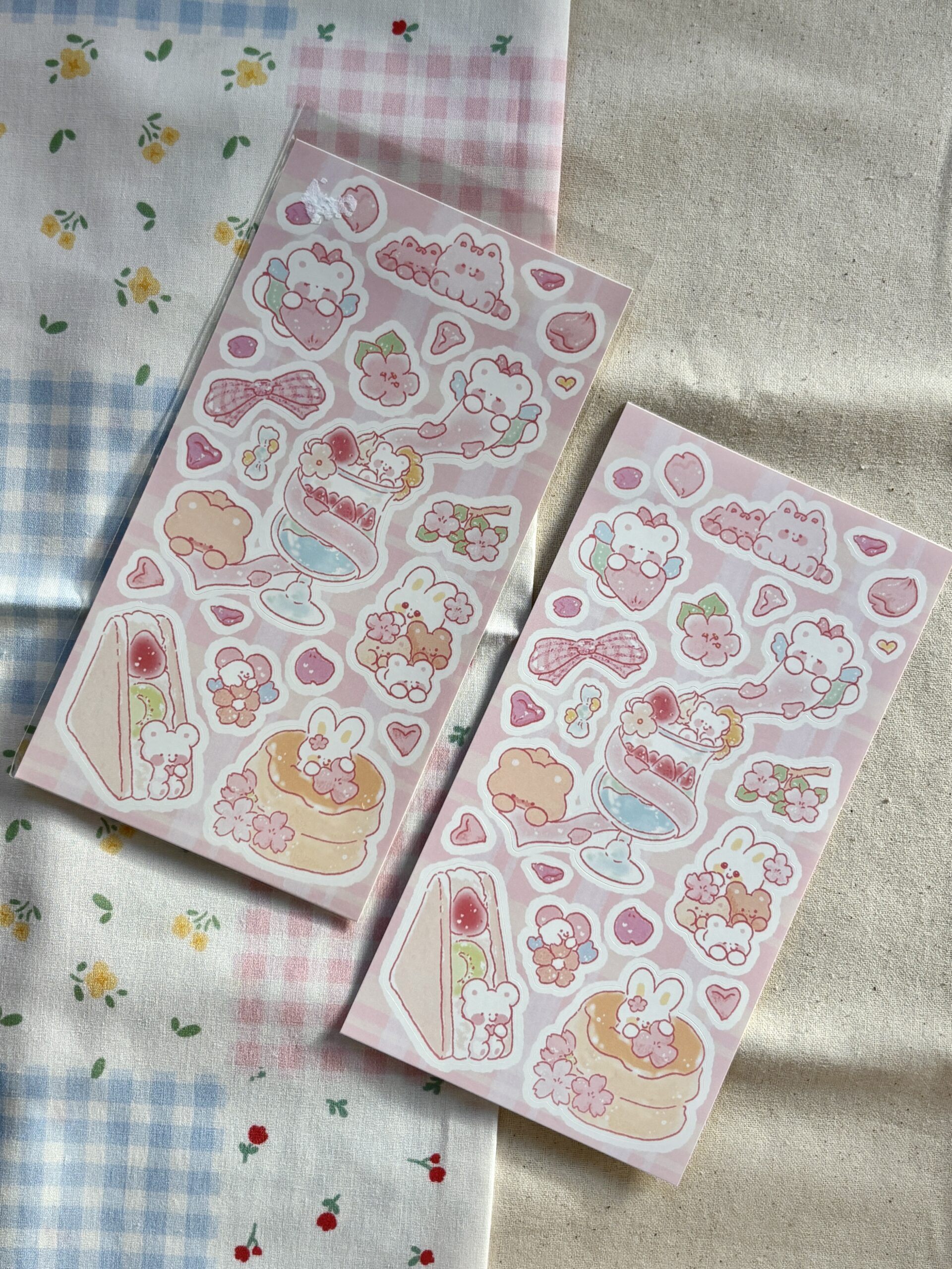 Ozzi Day Cherry Blossom Dessert Sticker Sheet