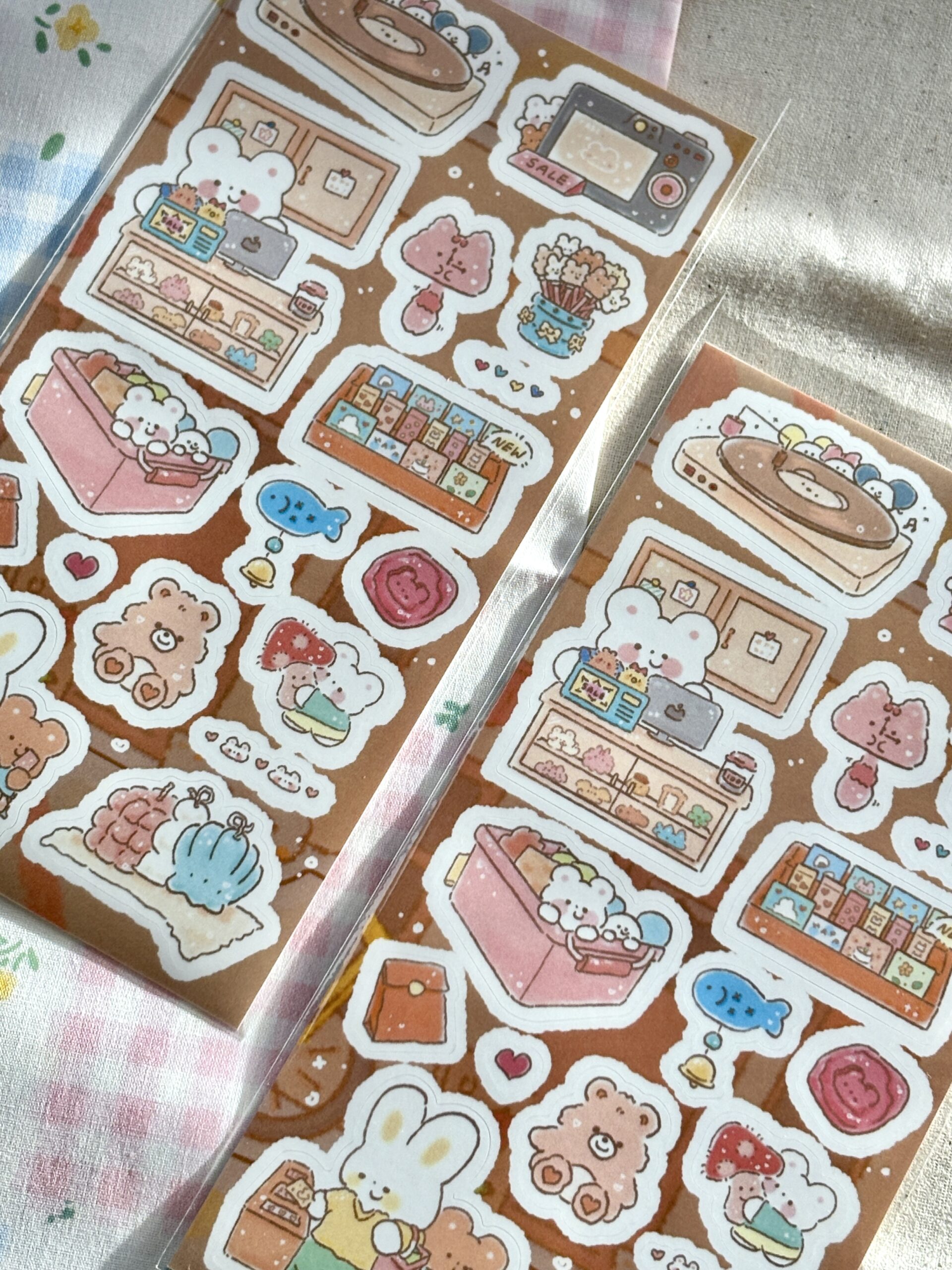 Ozzi Day Vintage Stationery Shop Sticker Sheet - Image 2