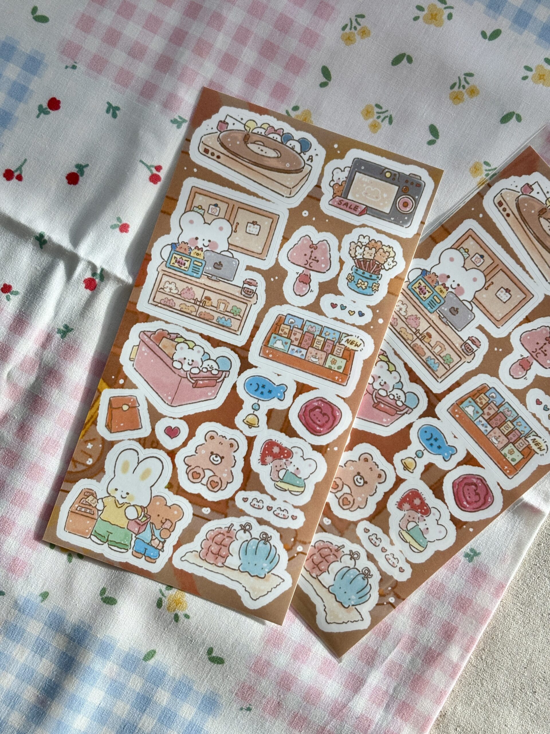 Ozzi Day Vintage Stationery Shop Sticker Sheet - Image 3