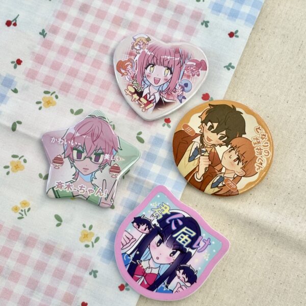 Careammmm Shoujo Anime Badge